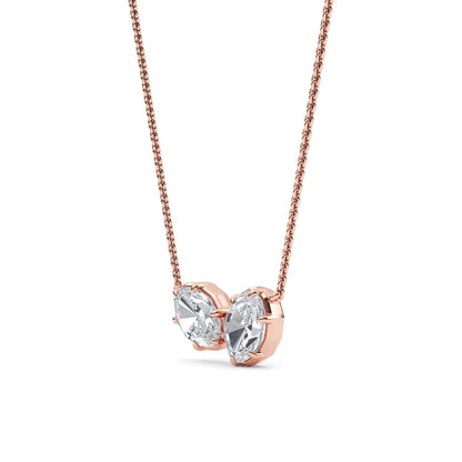 Rose Gold / 1.42ct Lab Grown Diamond Pendant
