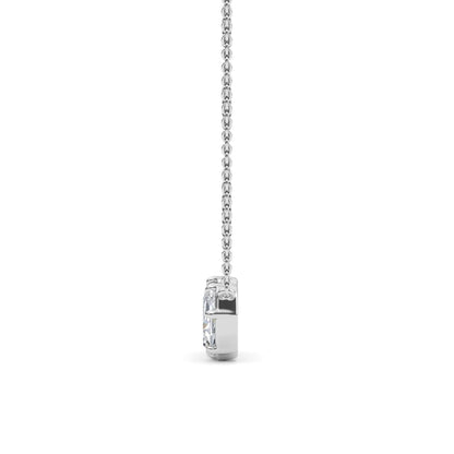 White Gold / 1.42ct Lab Grown Diamond Pendant