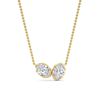 Yellow Gold / 1.42ct Lab Grown Diamond Pendant