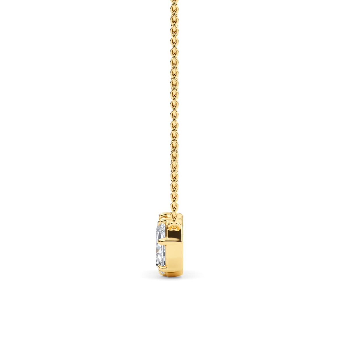 Yellow Gold / 1.42ct Lab Grown Diamond Pendant