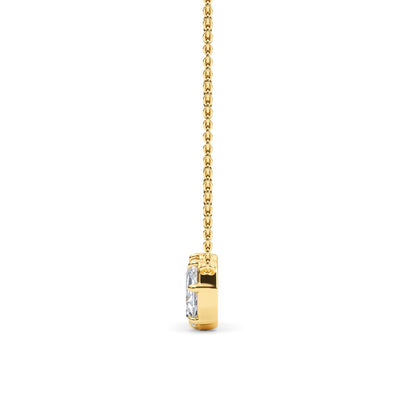 Yellow Gold / 1.42ct Lab Grown Diamond Pendant