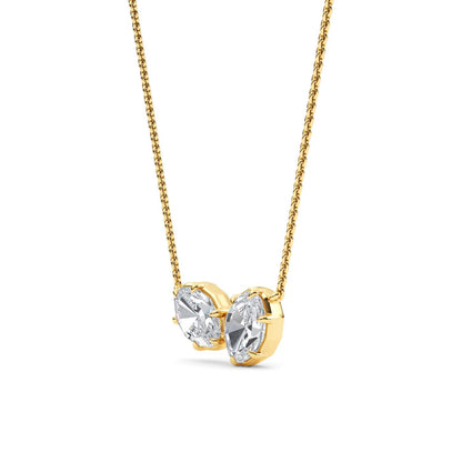 Yellow Gold / 1.42ct Lab Grown Diamond Pendant