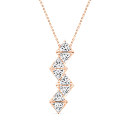 Rose Gold / 2.22ct Lab Grown Diamond Pendant