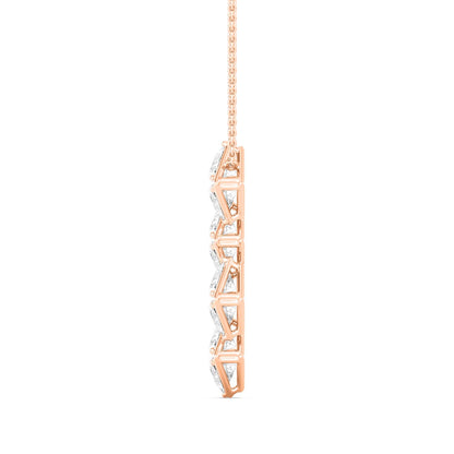 Rose Gold / 2.22ct Lab Grown Diamond Pendant