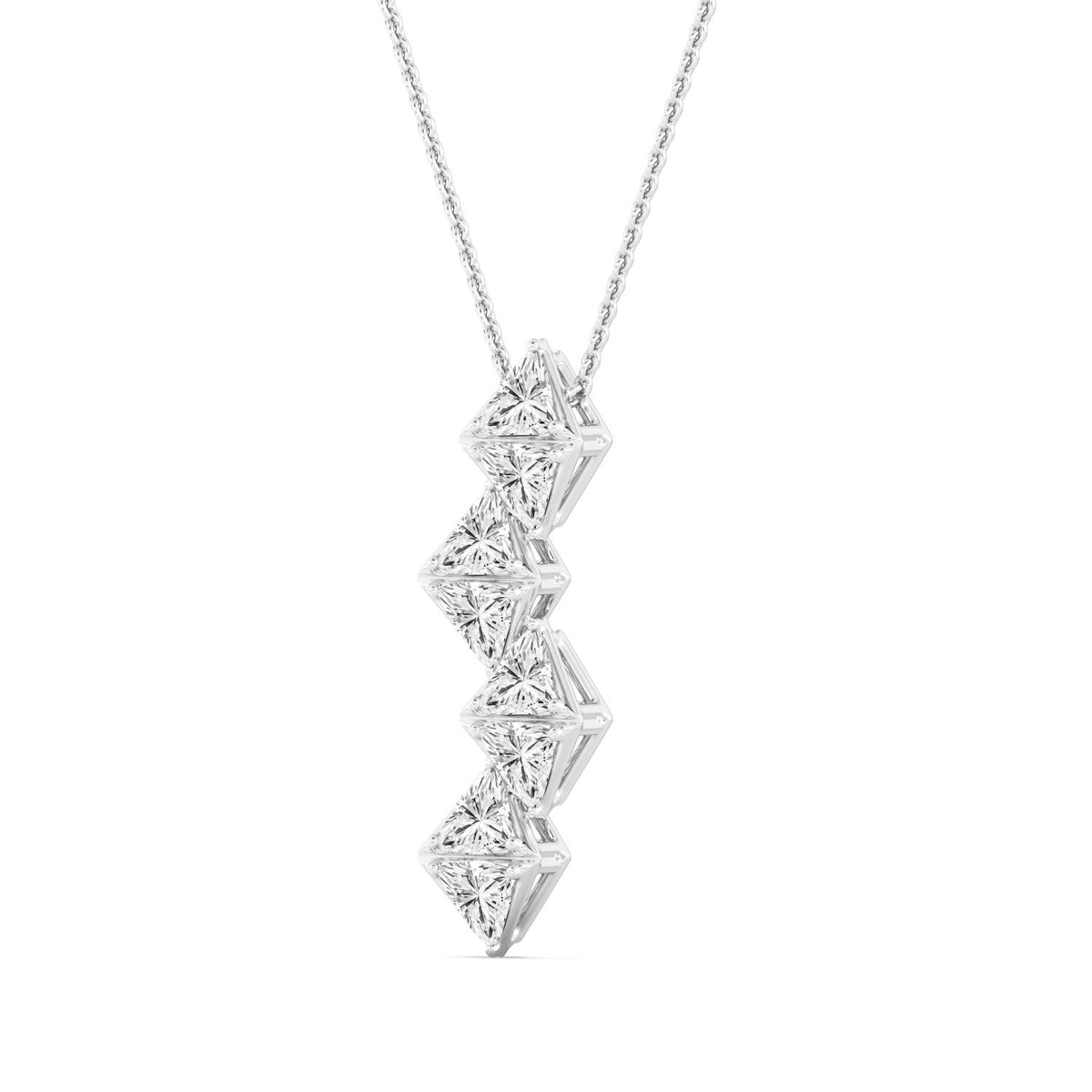 White Gold / 2.22ct Lab Grown Diamond Pendant