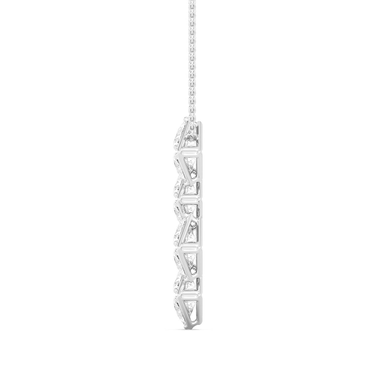 White Gold / 2.22ct Lab Grown Diamond Pendant