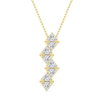 Yellow Gold / 2.22ct Lab Grown Diamond Pendant