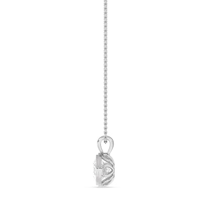 White Gold / 2.00ct Lab Grown Diamond Bezel Necklace