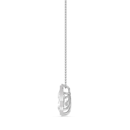 White Gold / 2.00ct Lab Grown Diamond Bezel Necklace