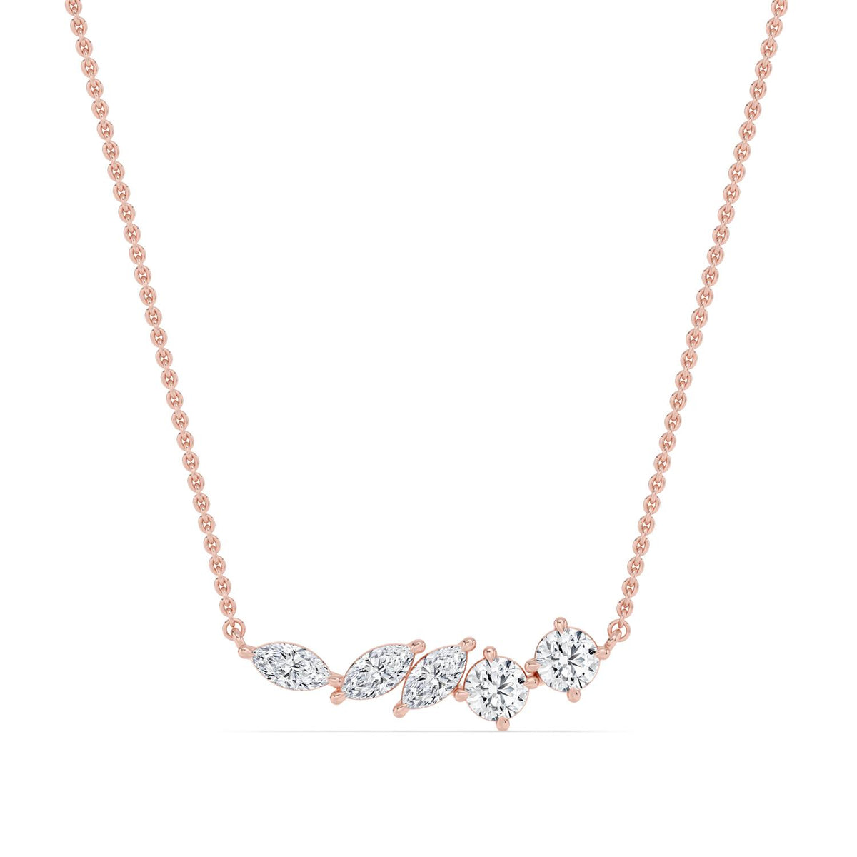 Rose Gold / 1.09ct Lab Grown Diamond Pendant