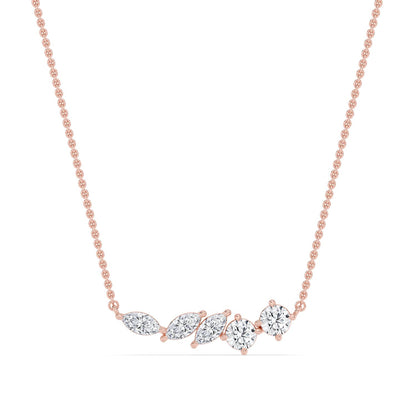 Rose Gold / 1.09ct Lab Grown Diamond Pendant