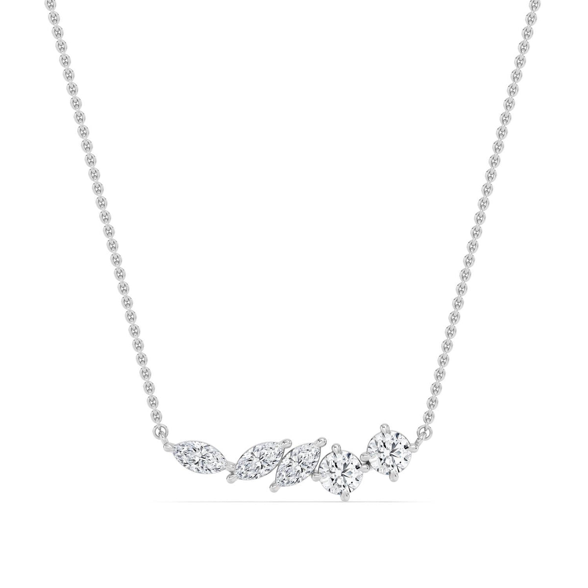 White Gold / 1.09ct Lab Grown Diamond Pendant