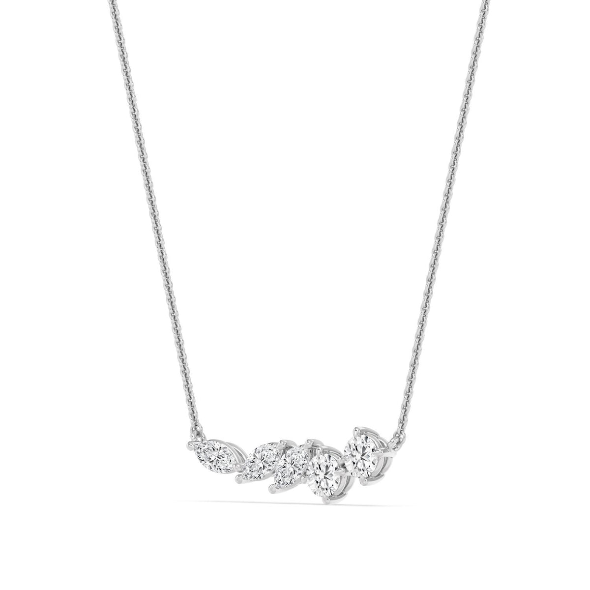 White Gold / 1.09ct Lab Grown Diamond Pendant