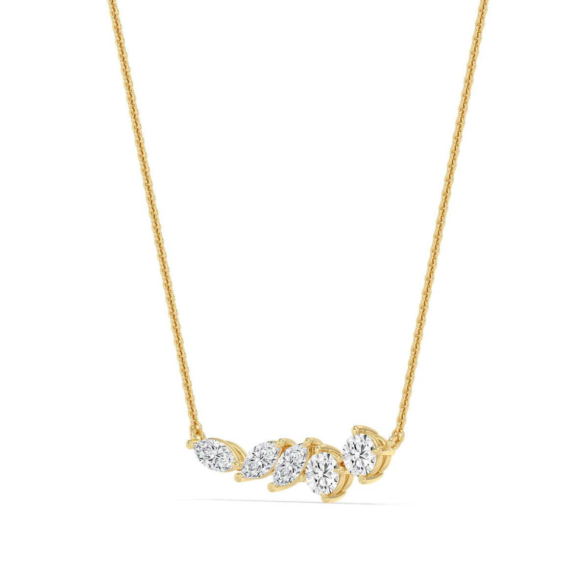 Yellow Gold / 1.09ct Lab Grown Diamond Pendant