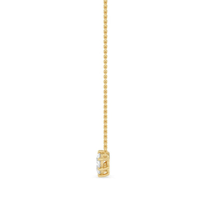 Yellow Gold / 1.09ct Lab Grown Diamond Pendant
