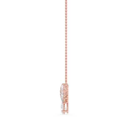 Rose Gold / 1.11ct Lab Grown Diamond Pendant