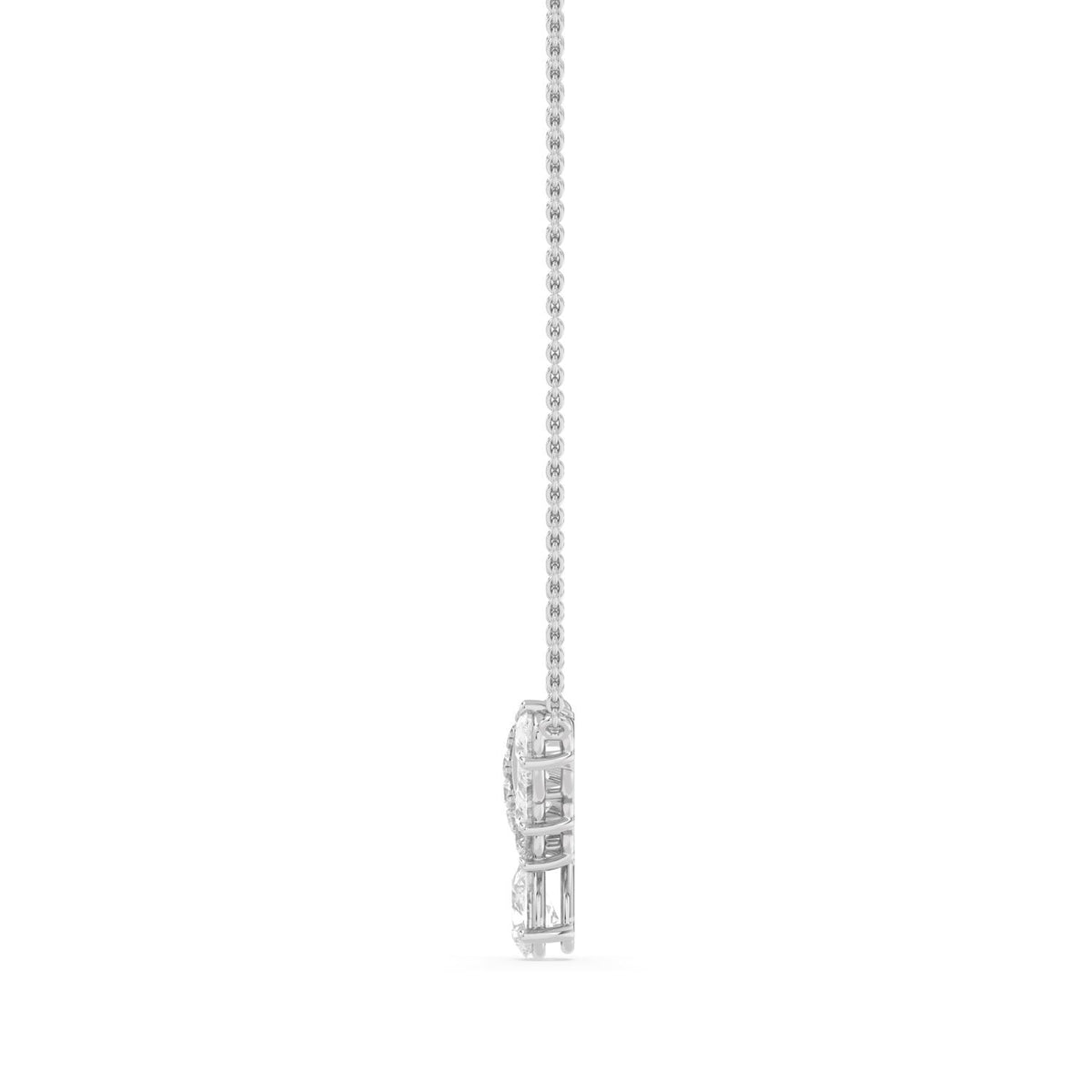 White Gold / 1.11ct Lab Grown Diamond Pendant