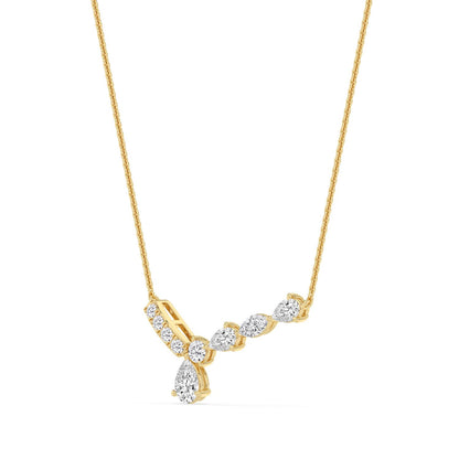 Yellow Gold / 1.11ct Lab Grown Diamond Pendant