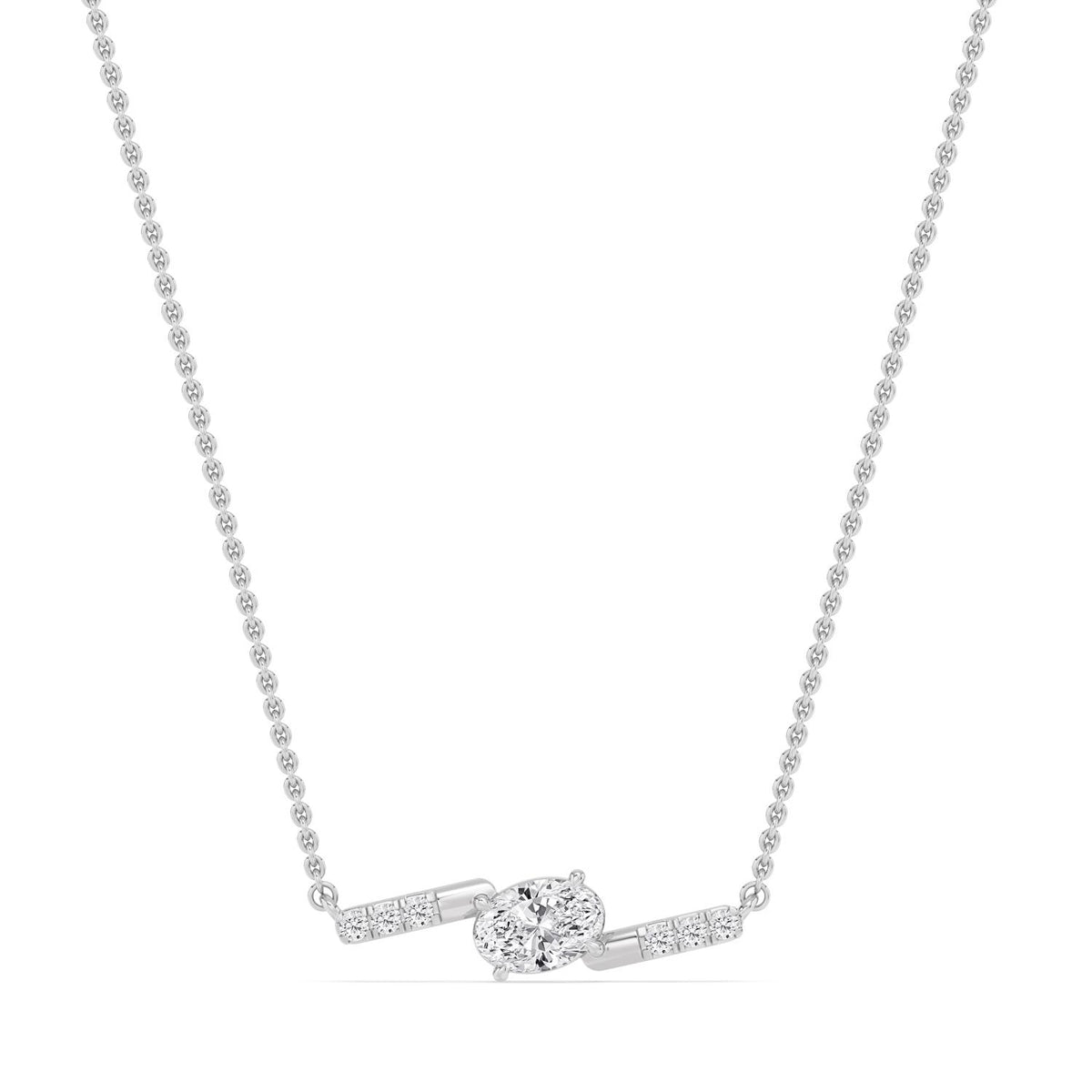 White Gold / 0.63ct Lab Grown Diamond Pendant