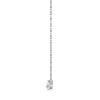 White Gold / 0.63ct Lab Grown Diamond Pendant