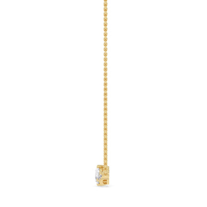 Yellow Gold / 0.63ct Lab Grown Diamond Pendant