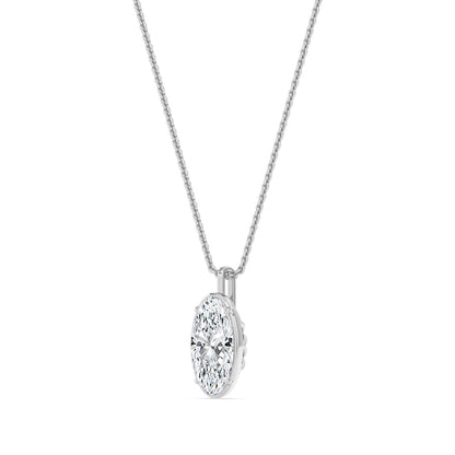 White Gold / 2.00ct Lab Grown Diamond Solitaire Pendant