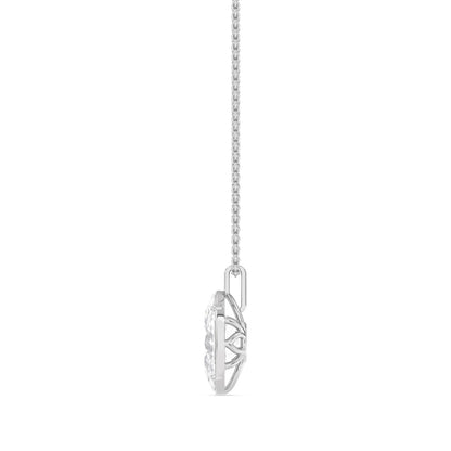 White Gold / 2.00ct Lab Grown Diamond Solitaire Pendant