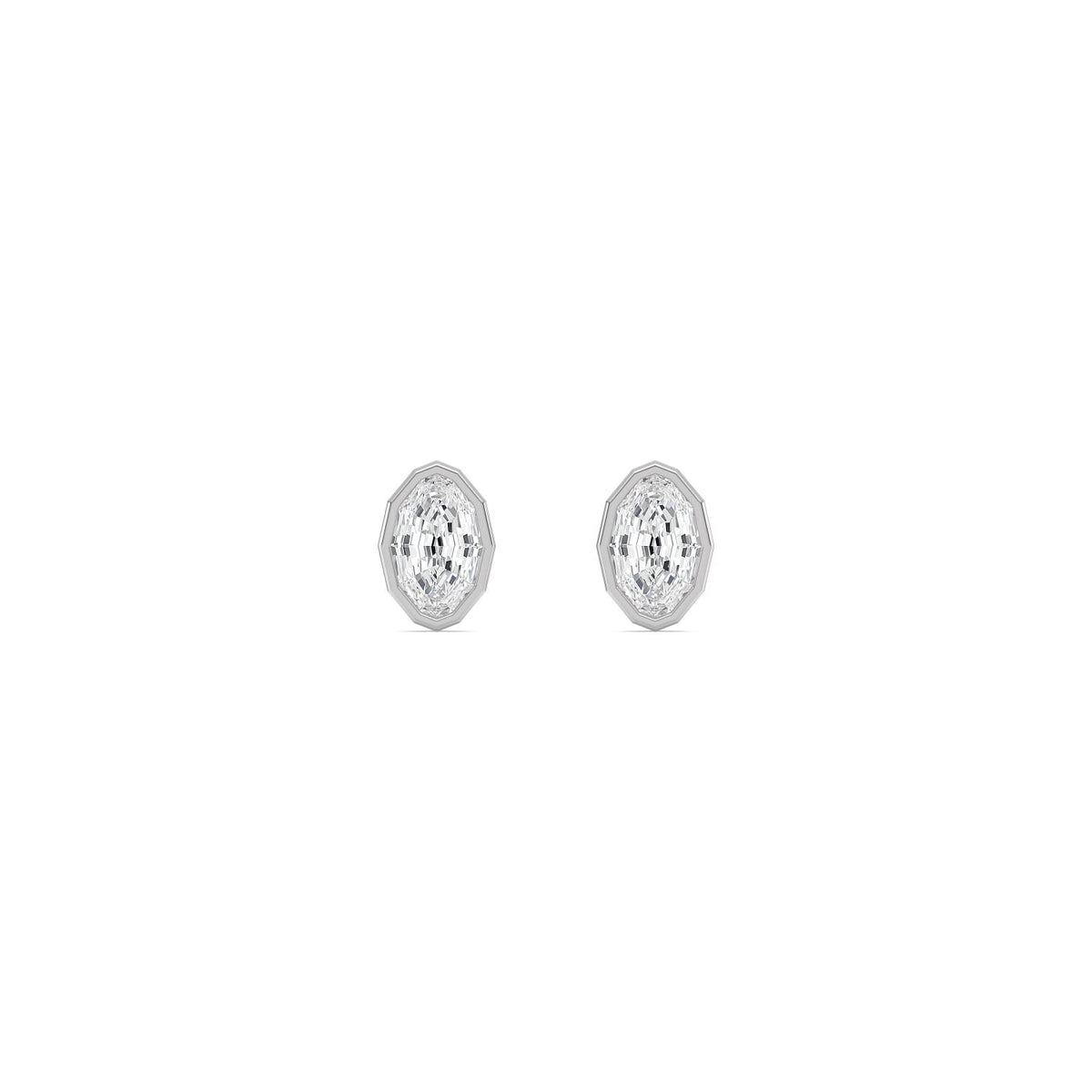White Gold / 1.41ct Lab Grown Diamond Earrings