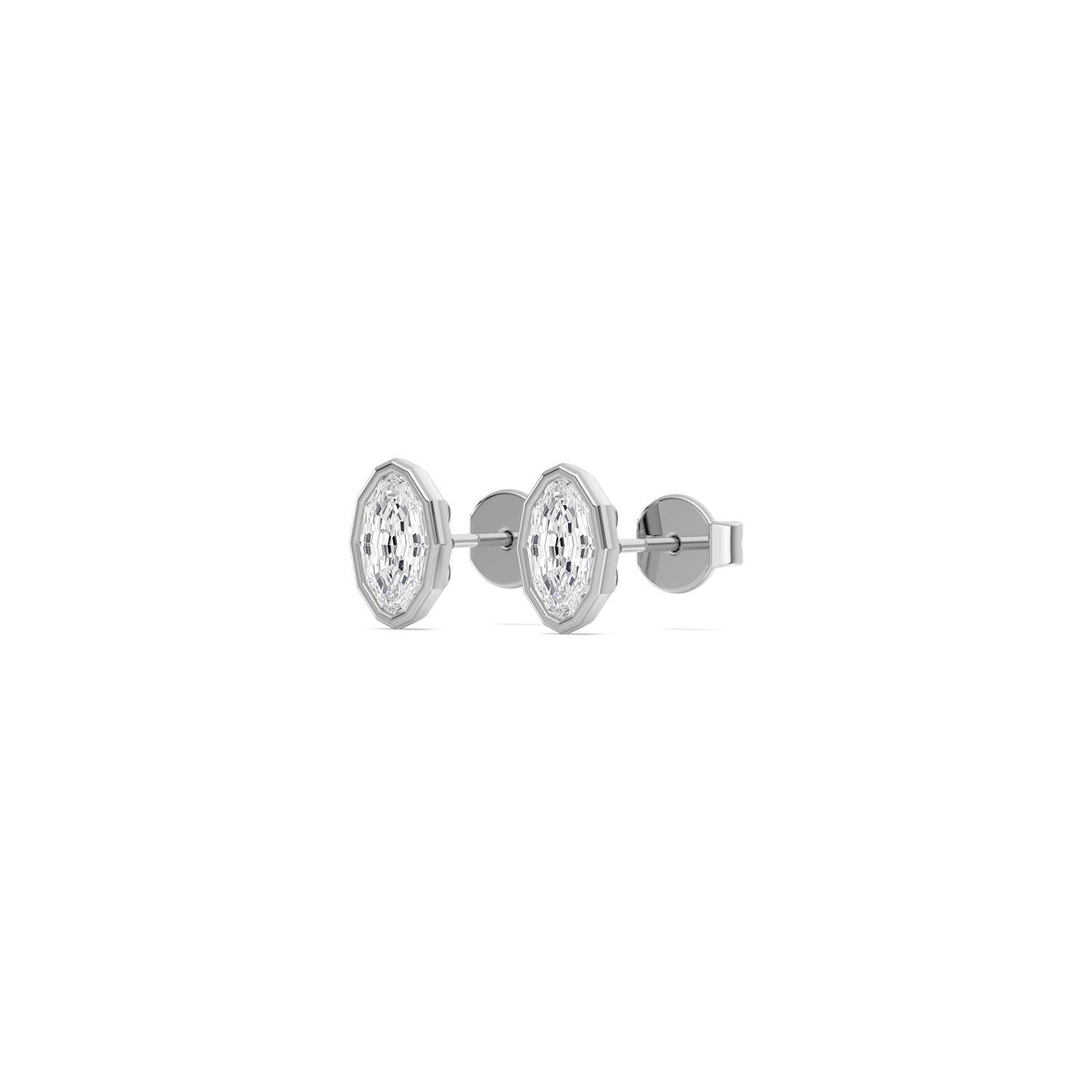 White Gold / 1.41ct Lab Grown Diamond Earrings