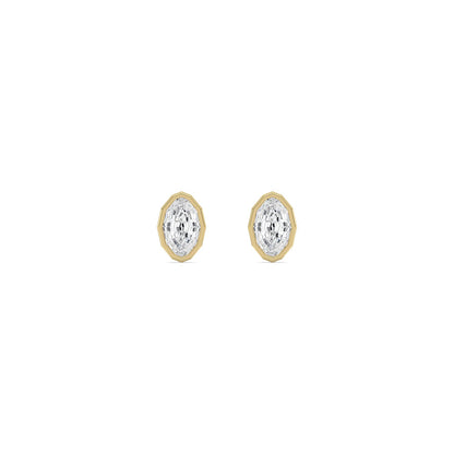 Yellow Gold / 1.41ct Lab Grown Diamond Earrings