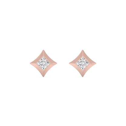 Rose Gold / 1.00ct Lab Grown Diamond Earrings