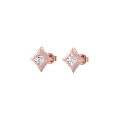 Rose Gold / 1.00ct Lab Grown Diamond Earrings