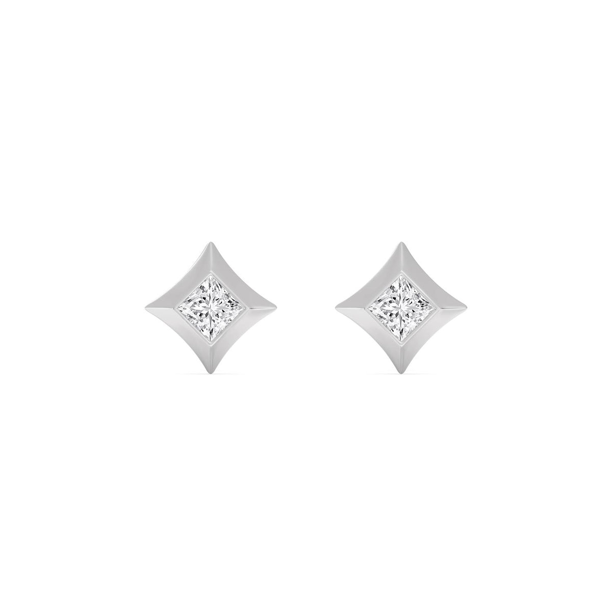 White Gold / 1.00ct Lab Grown Diamond Earrings