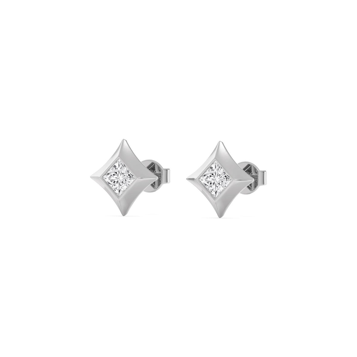 White Gold / 1.00ct Lab Grown Diamond Earrings