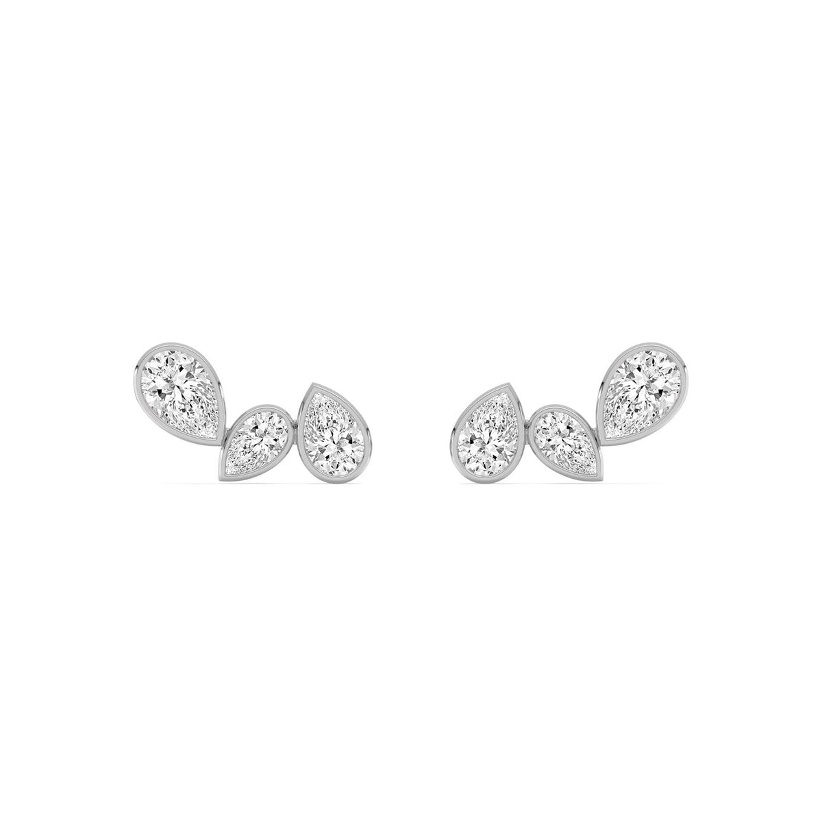 White Gold / 2.29ct Lab Grown Diamond Earrings