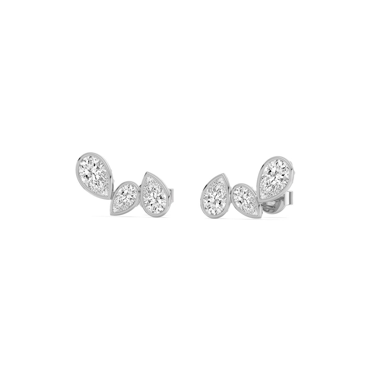 White Gold / 2.29ct Lab Grown Diamond Earrings