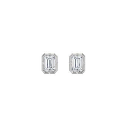 White Gold / 2.02ct Lab Grown Diamond Earrings