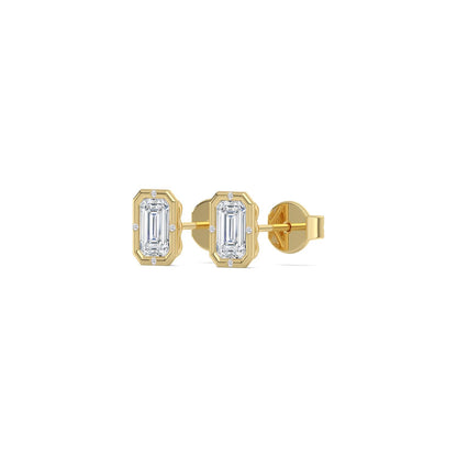 Yellow Gold / 2.02ct Lab Grown Diamond Earrings