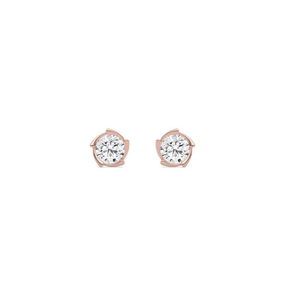 Rose Gold / 1.57ct Lab Grown Diamond Earrings