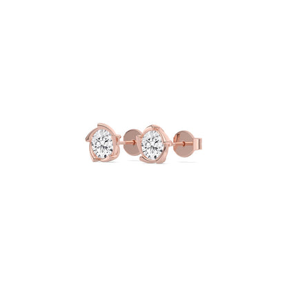 Rose Gold / 1.57ct Lab Grown Diamond Earrings