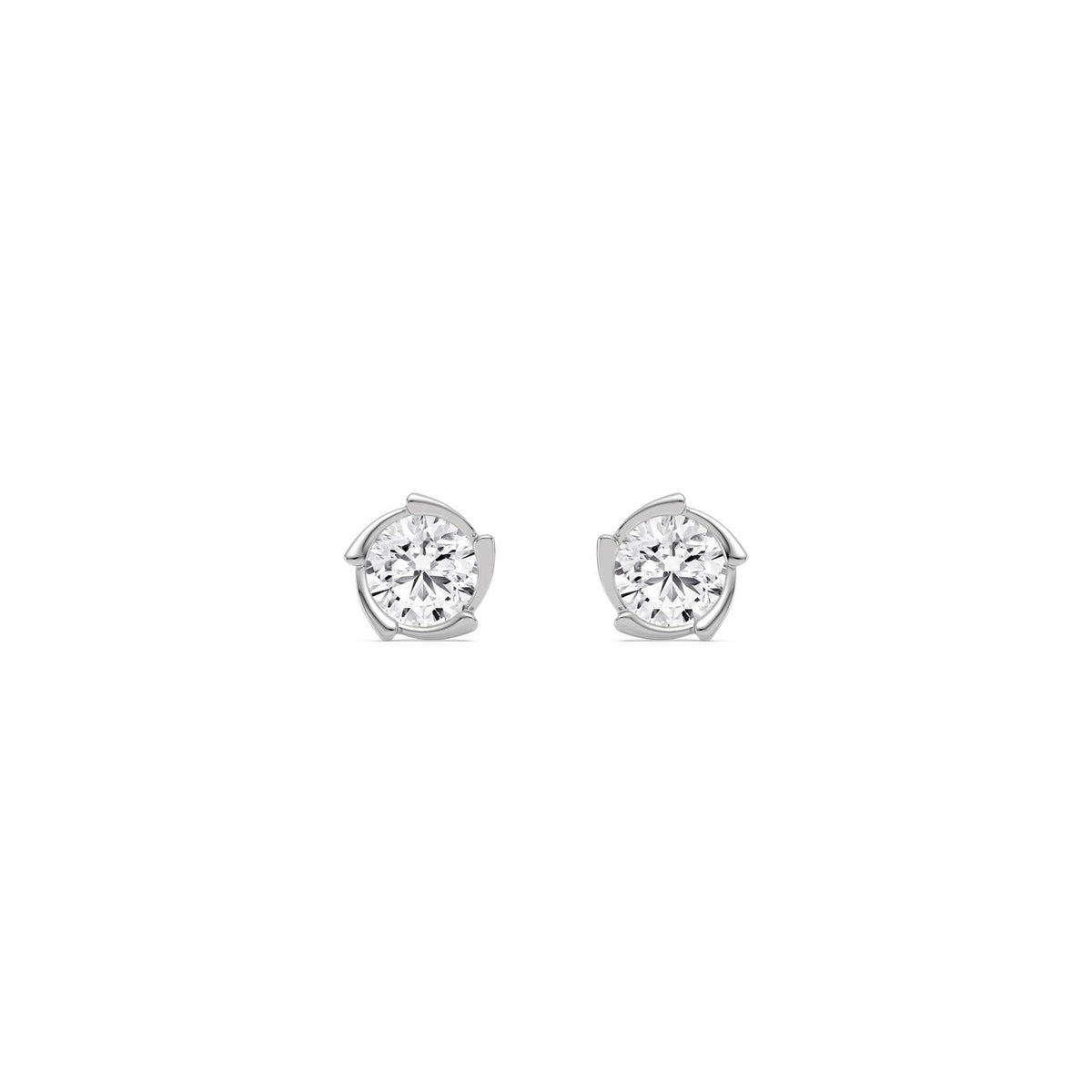 White Gold / 1.57ct Lab Grown Diamond Earrings