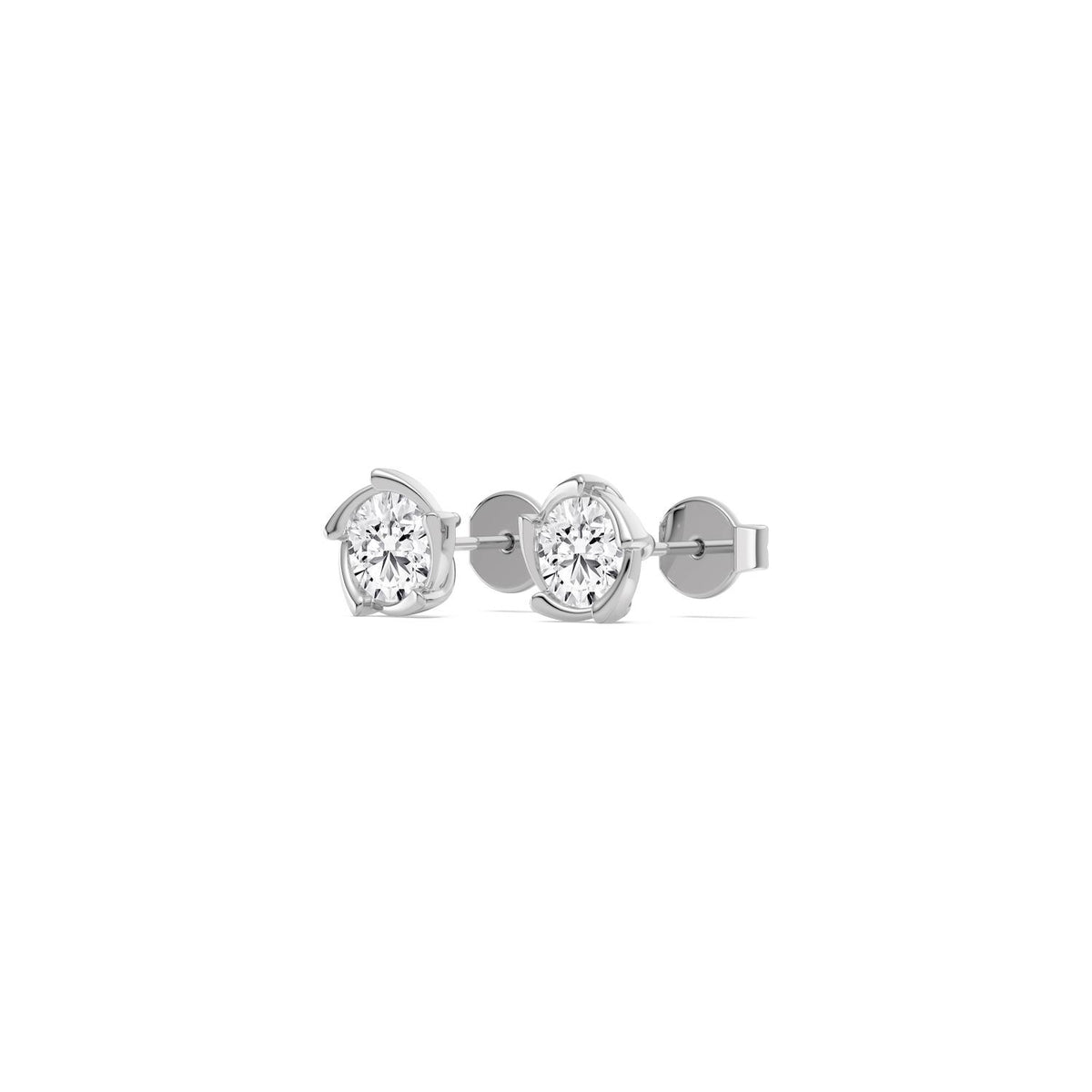 White Gold / 1.57ct Lab Grown Diamond Earrings