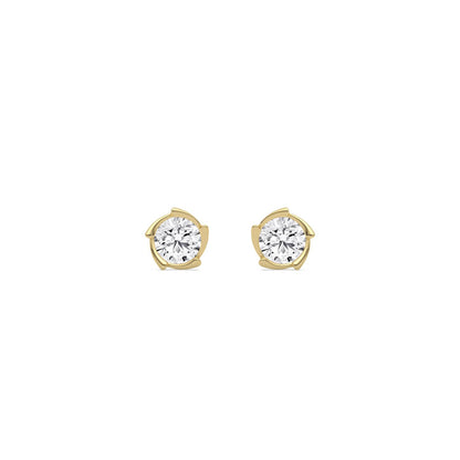 Yellow Gold / 1.57ct Lab Grown Diamond Earrings