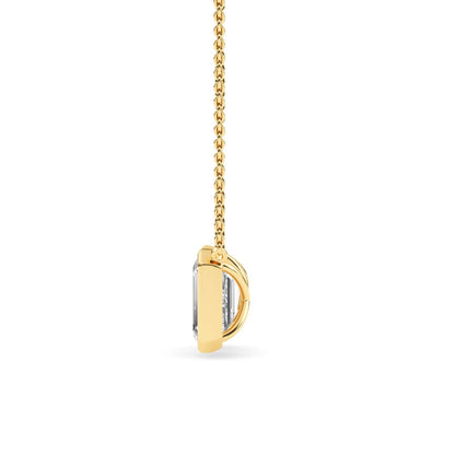 Yellow Gold / Lab Grown Diamond Toi et Moi Pendant
