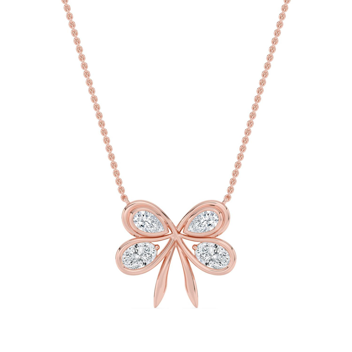 Rose Gold / 1.15ct Lab Grown Diamond Pendant