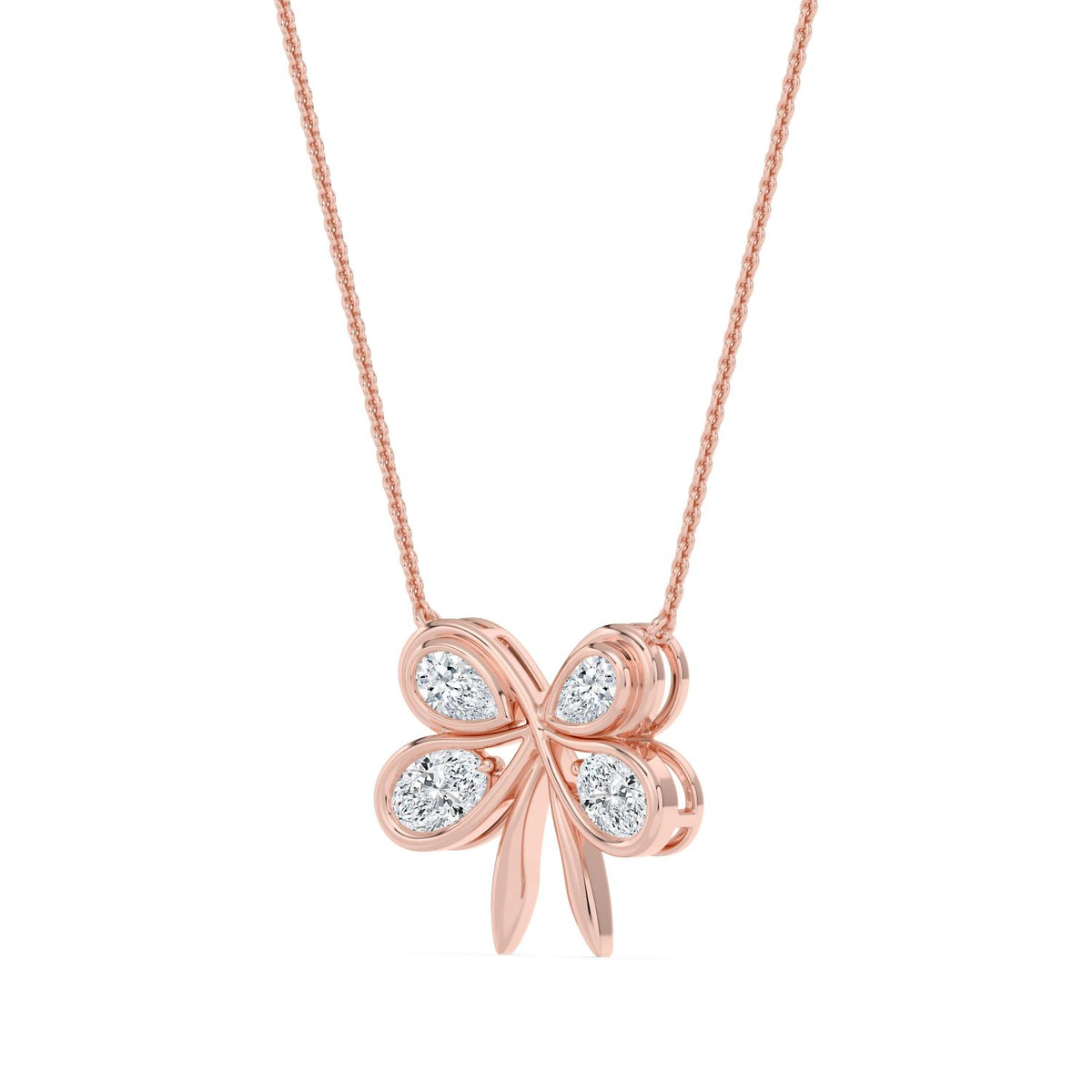 Rose Gold / 1.15ct Lab Grown Diamond Pendant