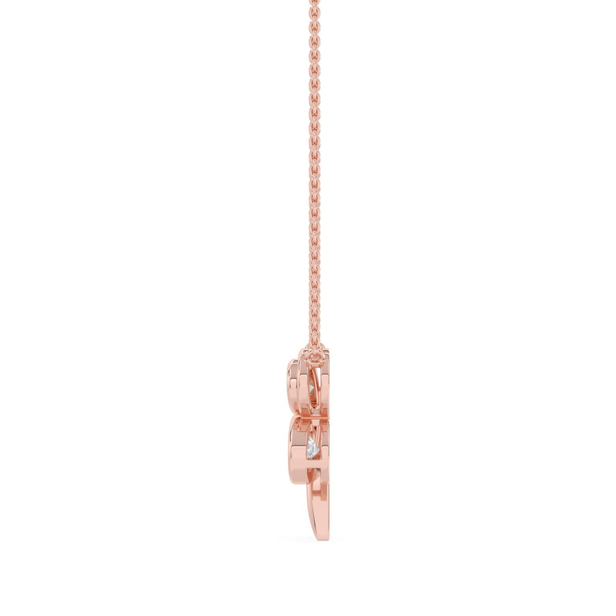 Rose Gold / 1.15ct Lab Grown Diamond Pendant