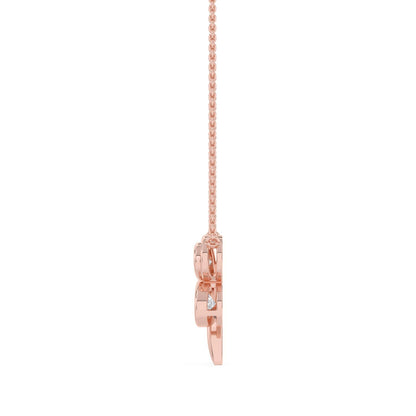 Rose Gold / 1.15ct Lab Grown Diamond Pendant