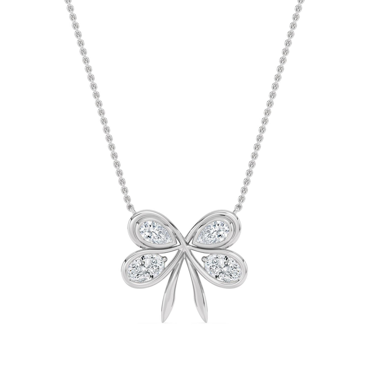 White Gold / 1.15ct Lab Grown Diamond Pendant