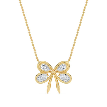 Yellow Gold / 1.15ct Lab Grown Diamond Pendant